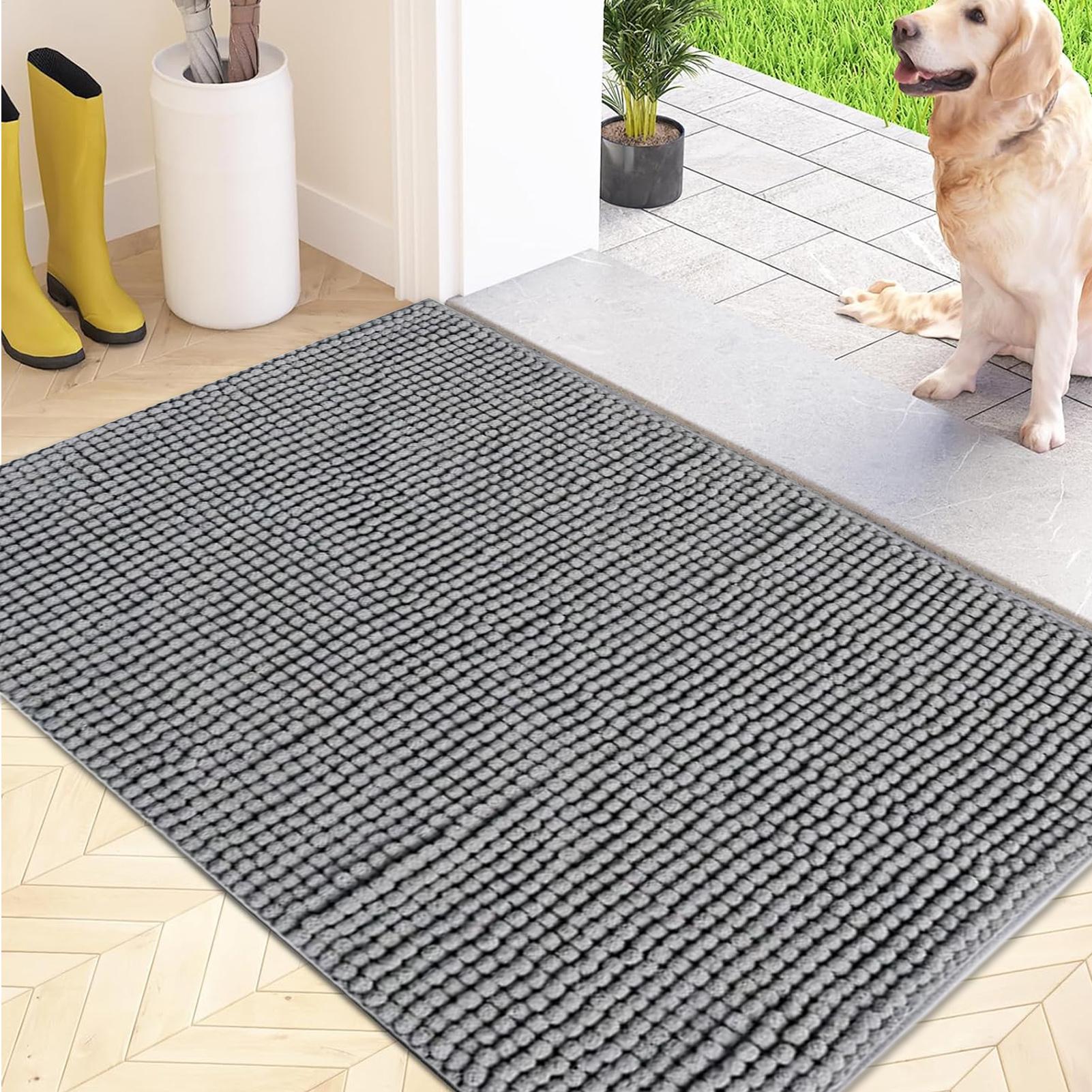 Dog Door Mat For Muddy Paws No - Bamboo Bath Mat 评论和价格