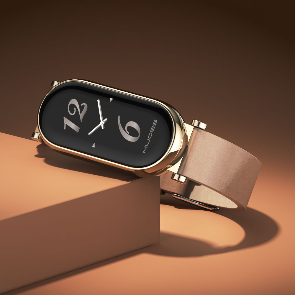 Leather Strap For MI Band 10 1 - Health Wellness Bracelet 评论和价格