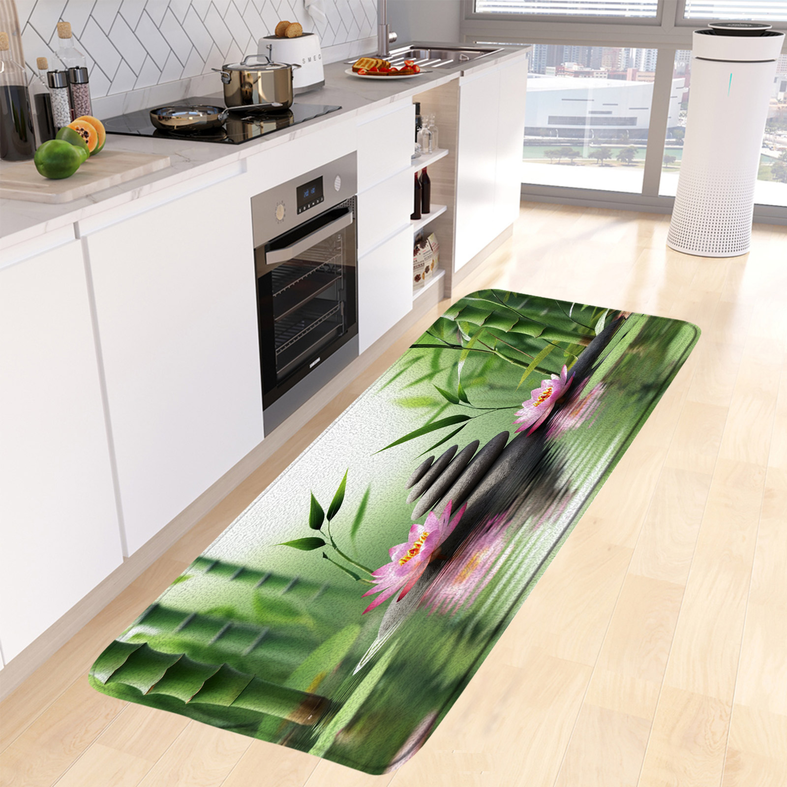 Zen Green Bamboo Bath Mat Pink - Bamboo Bath Mat 评论和价格