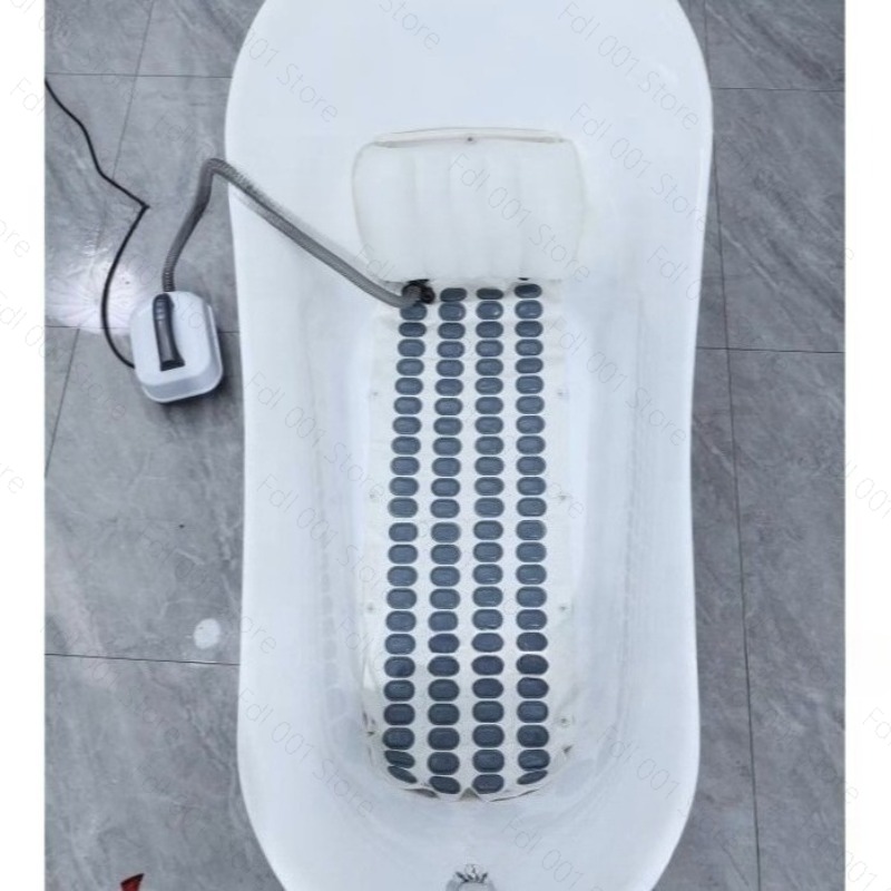 Portable Electric Bubble Spa M - Bamboo Bath Mat 评论和价格