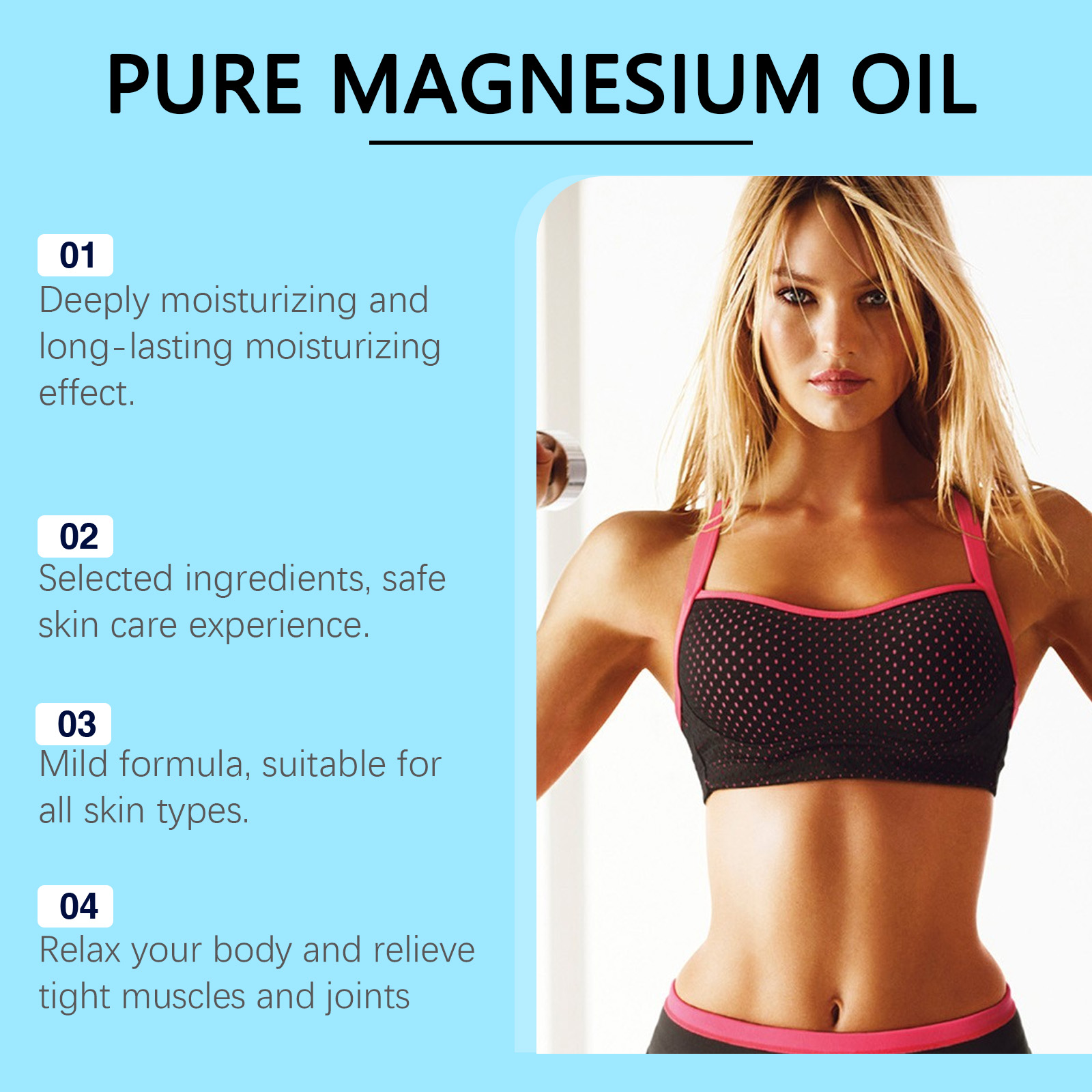 Pure Magnesium Oil Spray Grade - Bath Salts Magnesium 评论和价格