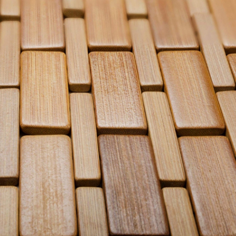 Teak Wood Bath Mat Feet Shower - Bamboo Bath Mat 评论和价格